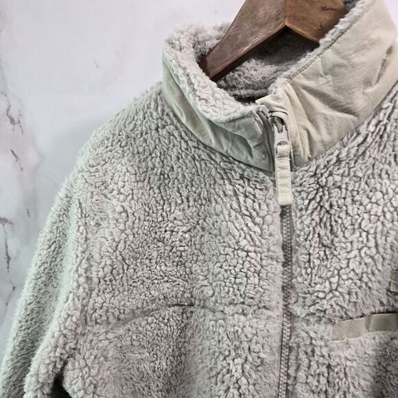 Columbia Jacket Womens XL Purple Fleece PFG Sherpa Teddy Fuzzy Mock - Picture 2 of 12